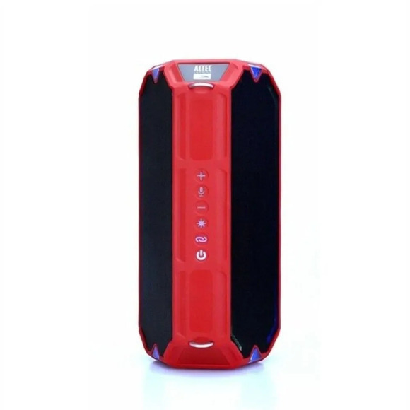 Altec Lansing HydraShock Red Everything Proof Portable Bluetooth Speaker - Picture 4 of 12